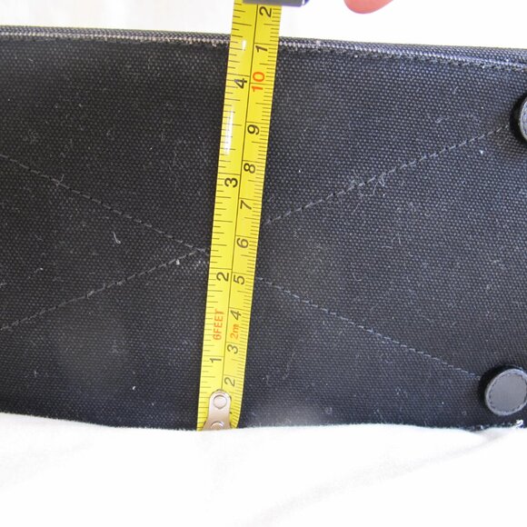 Authentic Vintage Prada Black Canvas Fabric Tote Bag - Picture 15 of 15